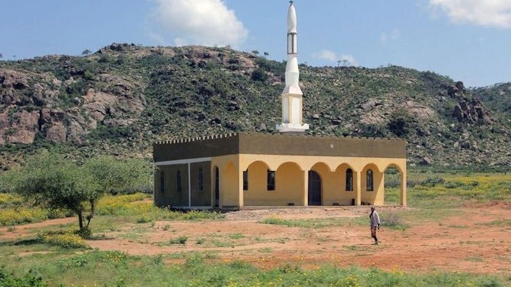New mosque constructed in a rural area under ongoing charity projects in Pakistan